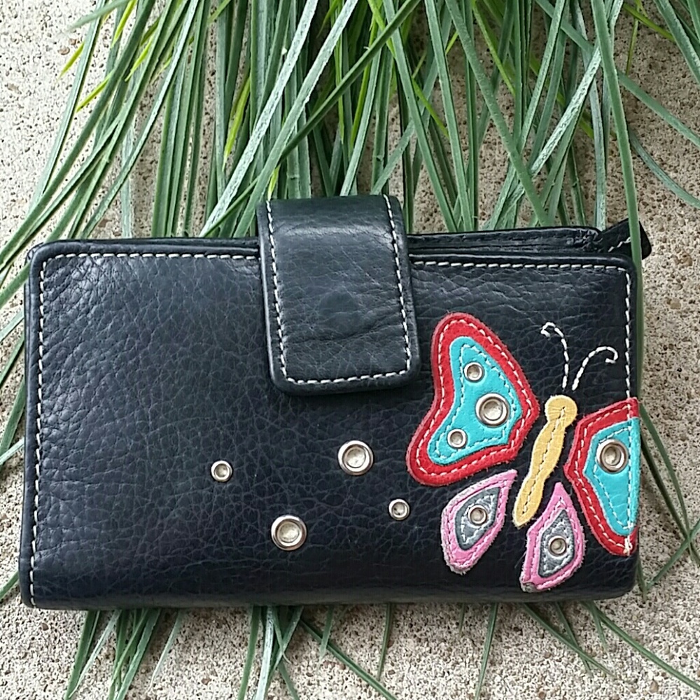 Black  Leather Wallet